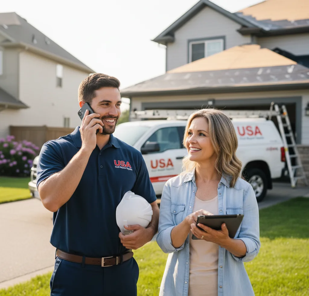 USA Roof Repair Experts customer support in Brownsville